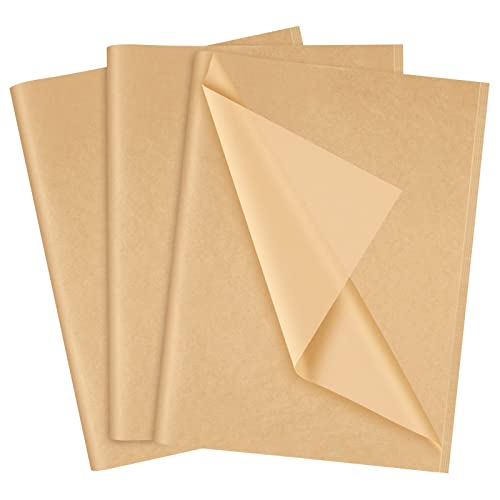 NEBURORA 60 Sheets Kraft Tissue Paper Set Brown Gift Wrap Paper(Kraft) - color: Kraft