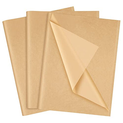 NEBURORA 60 Sheets Kraft Tissue Paper Set Brown Gift Wrap Paper(Kraft) - color: Kraft