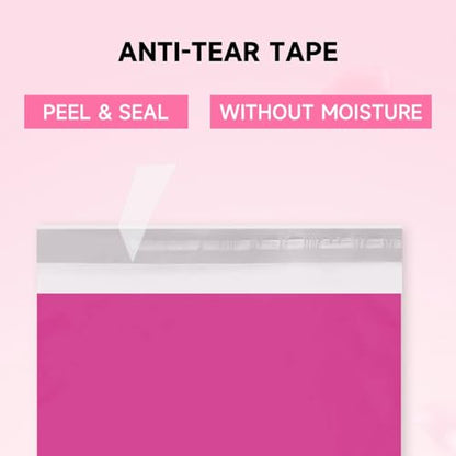 Pink Poly Mailers 19x24, 100 Pack with Strong Self-Adhesive, Ideal for Shipping Clothes, Shoes, Books, Toys, and Small Electronics - color: Pink, size: 19x24 100pcs