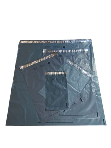Sensible Mailers – 25 Pack of 24x24” Fully Recycled Poly Mailers Grey – Shipping Envelopes for Small Business