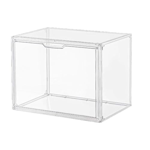 Clear Acrylic Display Case with Removable Cover - Stackable Dustproof Shelf Organizer for Funko Pop, Action Figures, Collectibles, Books, Cosmetics & Miniatures (clear,Plus size (40 * 25 * 30)) - size: Plus size (40 * 25 * 30)