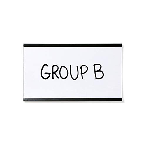 SmartSign Magnetic 'C' Channel Label Holders | 2.5" x 4" Pack of 10 - size: 2.5" x 4"