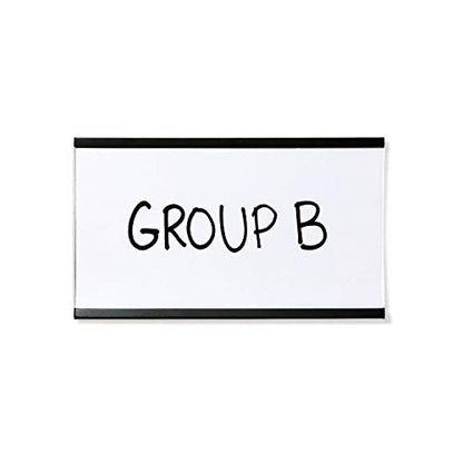 SmartSign Magnetic 'C' Channel Label Holders | 2.5" x 4" Pack of 10 - size: 2.5" x 4"