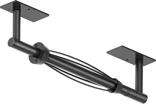 Paper Towel Holder Under Cabinet One Hand Operable, Matte Black - color: Matte Black