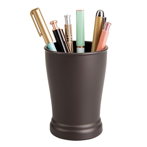 iDesign Plastic Bathroom Tumbler, Bronze, Set of 2 - style: Pack of 2