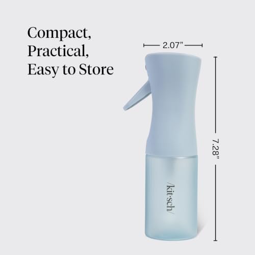 Kitsch Continuous Spray Bottle for Hair – Haze Blue, 150ml - color: Haze Blue