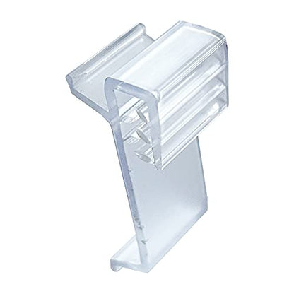 Sign Holder, Shelf Tag Sign Holder, Gripper Clip On Shelf Talker, 1 1/4 Inch High By 1/2 Inch Wide, 25 Pack - size: 25 Pack
