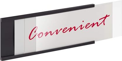LLPT Magnetic Label Holder 4" x 2" 50 Packs C Channel, ROHS Certified NBR - size: 4" x 2" 50 Packs
