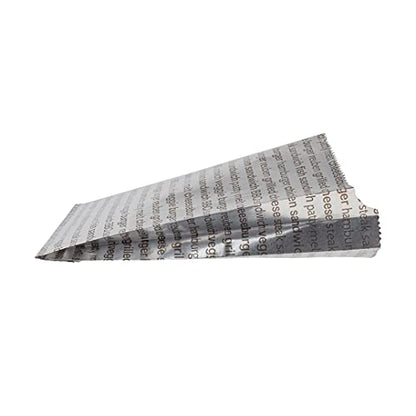 Restaurantware Paper Printed Burger Foil Bag, 5.9 x 1.2 x 6.5 In, 100 Pack - size: 6"