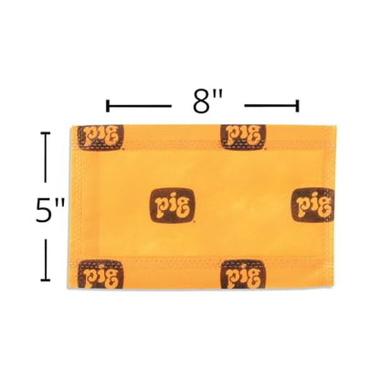 PIG Spill Alert Absorbent Pads in Dispenser Box | Pocket Spill Multipurpose Absorbent Pad | 5" W x 8" L | Absorbs up to 14.47 oz. per pad | 200 Pads per Box | High-Vis Orange | PM50840 - style: 200 pads