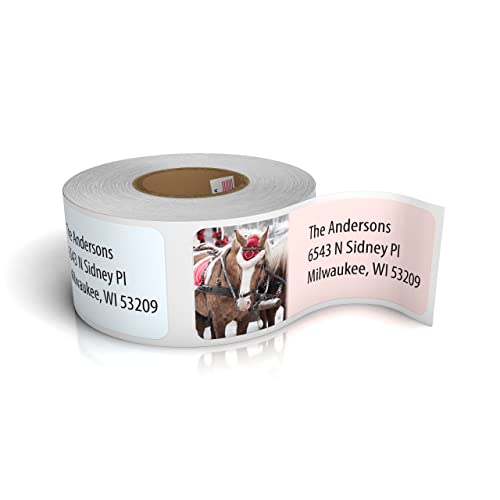 Customized Personalized Winter Holiday Address Labels - Made in the USA by Kenco (250 Labels, Winter) - color: Winter, size: 250 Labels