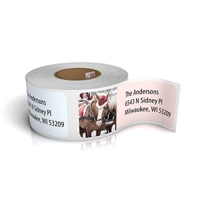 Customized Personalized Winter Holiday Address Labels - Made in the USA by Kenco (250 Labels, Winter) - color: Winter, size: 250 Labels