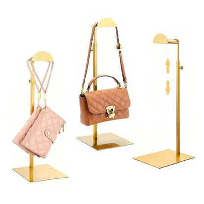 3 Pack Purse Display Stand,Gold Handbag Display Stand,Adjustable - color: Gold (3Pack)