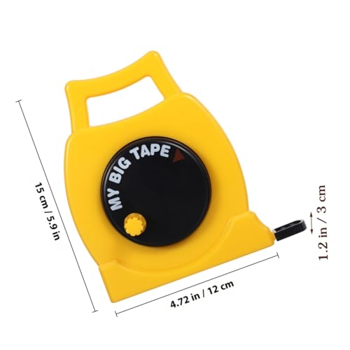 Measuring Tape Retractable Tape Measure, Wind Up Tape Measure, Easy Wind- Up - Easy to Read Body Measuring Tape Soft PVC with Inch & CM Scale, Educational Pretend Play Tool for Boys Girls Age 3+