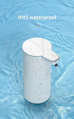 12oz Automatic Liquid Soap Dispenser Wall Mounted, 4 Gears Adjustable, Touchless Rechargeable Electric Hand Sanitizer Dispenser, Perfect for Commercial or Household Use