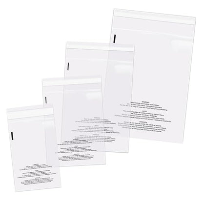 Poly Bag Bundle Combo Pack of 400-6X9, 8X10, 9X12, 11X14 Self Seal - size: Bundle