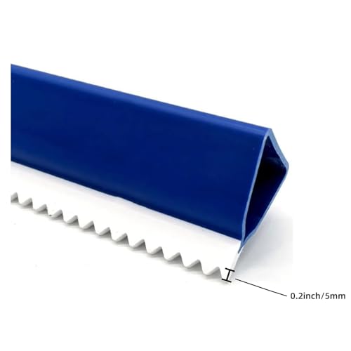 2 Pack 20 Inch Teeth Notched Squeegee, Epoxy Floor Squeegee with 0.16 Inch Teeth for Self Leveling Cement Urethane Epoxy, Lightweight Epoxy & Urethane Flooring Tool