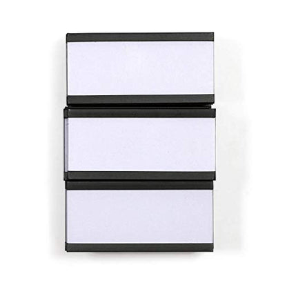 SmartSign Magnetic 'C' Channel Card Holders for Metal Racks and Shelves | 1" x 2" Pack of 25 - size: 1" x 2"