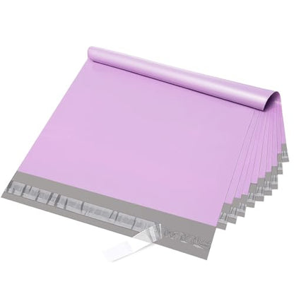 Fuxury Poly Mailers 19x24" 100 Pack,Large Shipping Bags for Clothing,Purple - color: Light Purple, size: 19x24" 100pcs