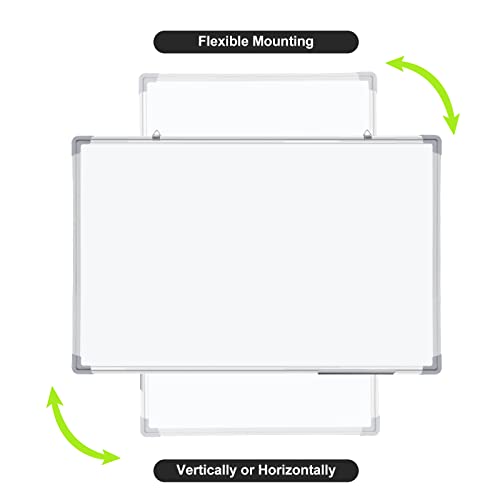 Tinlade 4 Pack Magnetic Dry Erase White Board,36 x 24 in Wall Mounted