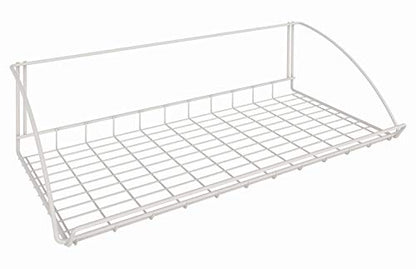ClosetMaid 8279 24-Inch Wide Laundry Utility Hanger Shelf, White - size: 24-inch