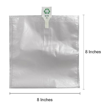 Miupoo Clear Plastic Inflatable Air Packaging Protector Bag with Free Pump - Cushion Blocking Bag, 8x8 Inches, 50 Pieces - size: 8x8 Inches