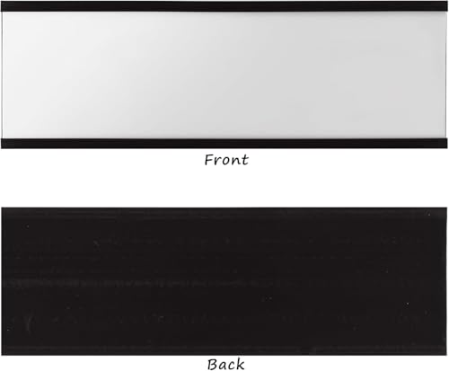 Realth C Channel Magnetic Label Holders 0.78" x 4" 30 Pack - size: 0.78'' x 4'', style: 30 Pack