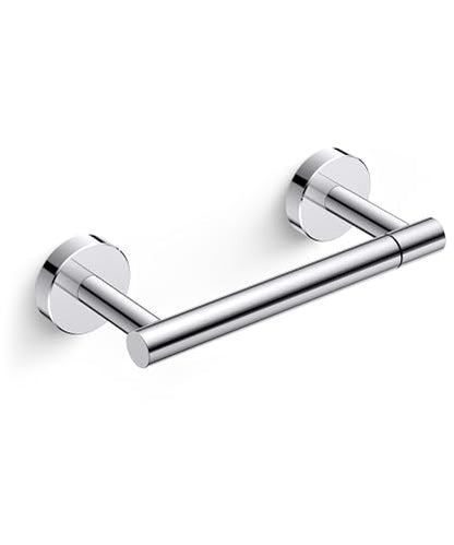 FORIOUS Commercial Toilet Paper Holder Wall Mount Bathroom Tissue Holder - color: Chrome