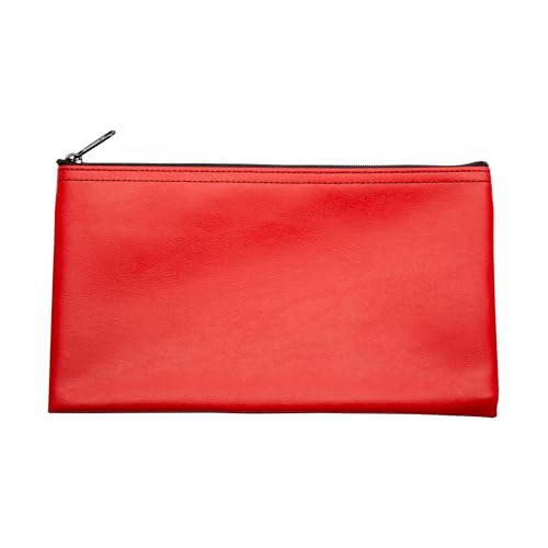 Multi-Purpose Zipper Bag, Red, 11 x 6 Inch - color: Red