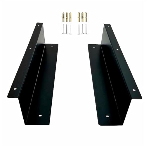 Cash Drawer Under Counter Mount Brackets 1.8 x 13.3 x 3.8 Inches - Black - color: Black, size: 13 Inches (1 Pack)