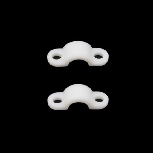 100pcs Wire Shelf Back Wall Clip Loop Clips - Fit 0.15"~0.18" Wire - style: Fit 0.15"~0.18" Wire (White)