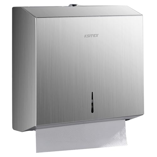 Paper Towel Holder Dispenser Wall Mount,SUS304 Stainless Steel - color: Silver-5823s1