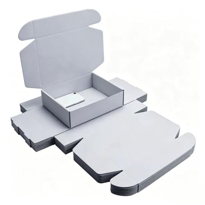 Grey Shipping Packaging MEIANJU Hard Cardboard Shipping Box Gift Wrap Boxes - color: Grey-20PCS