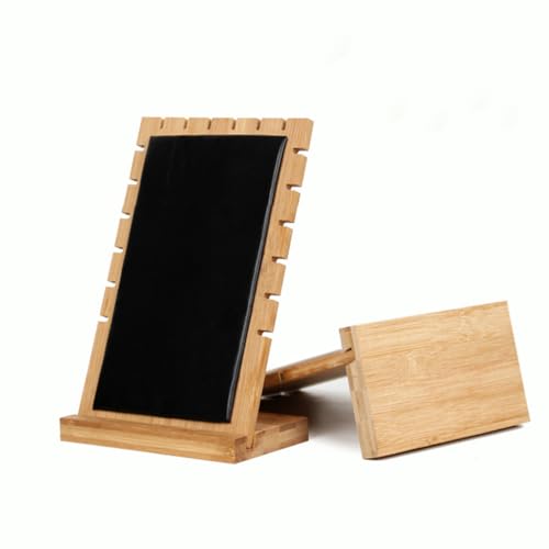 Necklace Display Stands for Selling Necklace Holder Set 3PCS Black - color: Black