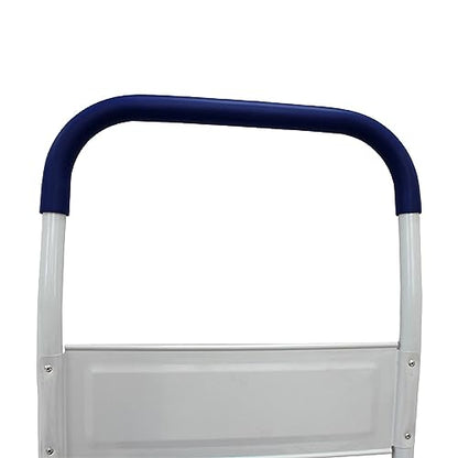 Platform Truck with Folding Handle, Heavy Duty Flatbed Push Cart with Non-Slip Deck, 4 Swivel Casters, Compact Warehouse Dolly for Moving Boxes, Office, Garage & Home Use