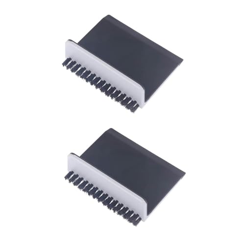 2 Pcs Black Kitchen Sink Squeegee Cleaner Countertop Brush Wiper Vegetable Cleaning Brush Wiper Home Kitchen Tool Accessories Fruit and Vegetable Cleaning Brushes