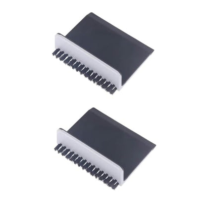 2 Pcs Black Kitchen Sink Squeegee Cleaner Countertop Brush Wiper Vegetable Cleaning Brush Wiper Home Kitchen Tool Accessories Fruit and Vegetable Cleaning Brushes