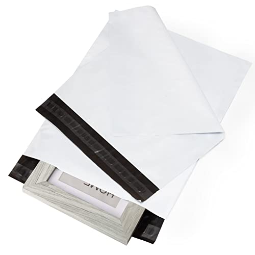 Metronic Small Poly Mailers 9x12 200pc Self Seal Shipping Bags for Clothing - color: White, size: 9x12 200PC