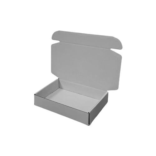 50 Pack 7.9x5.5x1.6 in Gray Shipping Boxes - color: Gray, size: 7.9x5.5x1.6 in
