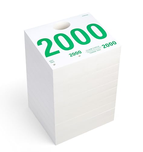 Automotive Service Tag Numbers Dispatch Numbers (2000-2999) - size: 2000-2999