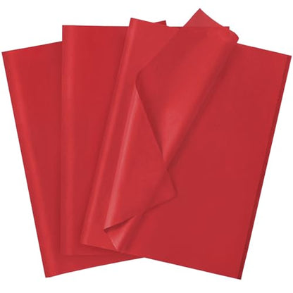 120 Sheets 14 x 20 Inch Red Tissue Paper for Gift Bag Wrapping - color: Red