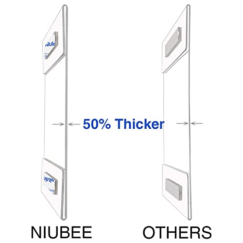 NIUBEE 11x17 Acrylic Sign Holder Wall Mount Clear Frame 6 Pack - size: 11x17"