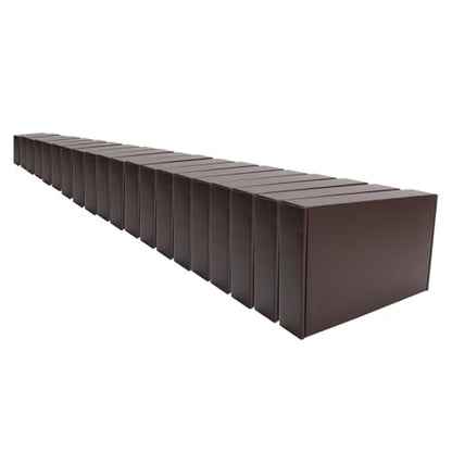 Coffee Shipping Packaging MEIANJU Hard Cardboard Shipping Box Gift Wrap Box - color: Coffee Color-20PCS