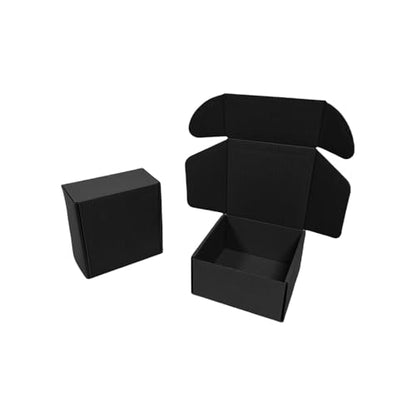 20 Pack 9.8x9.8x4 in Black Shipping Boxes - color: Black, size: 9.8x9.8x4 in