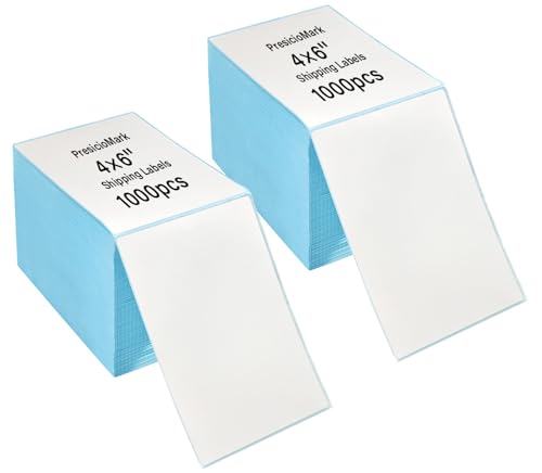 Fanfold 4 x 6 Direct Thermal Labels 2 Stack Total 2000 Labels - size: 2 Stacks | 2000 Labels, style: Fold