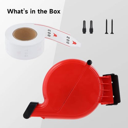 Take a Number Dispenser Ticket Dispenser Ticket Number Dispenser, 3 Digit Take a Number Dispenser | Now Serving Ticket Dispenser Machine for Wall Desk Counter Gag, Gift Ticket Raffle