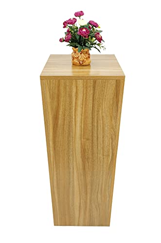 FixtureDisplays® 42" Tall Cube Pedestal Table Display Glorifier Riser Flower Sculputure Lamp Stand Easy Assembly Required 15920 - size: 15" L X 15" W X 42" H