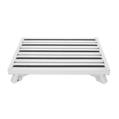 Camco 43677 Fixed Height 19" x 14.5" Aluminum Platform Foldable Step Stool with Non-Slip Secure Rubber Feet and 1000 Pound Capacity - style: Fixed Step