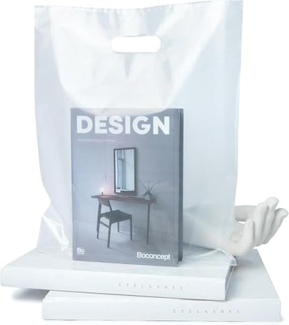 Infinite Pack 5000 Clear Handle Bags 12x15, 1.25 Mil LDPE Plastic - size: 12 X 15, PACK OF 5000