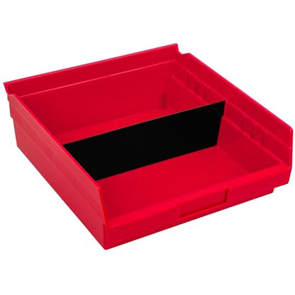 Akro-Mils 40170 Plastic Width Dividers for 4" Tall Shelf Bins, 24-Pk, Black - style: Fits 30170, 30178, and 30174